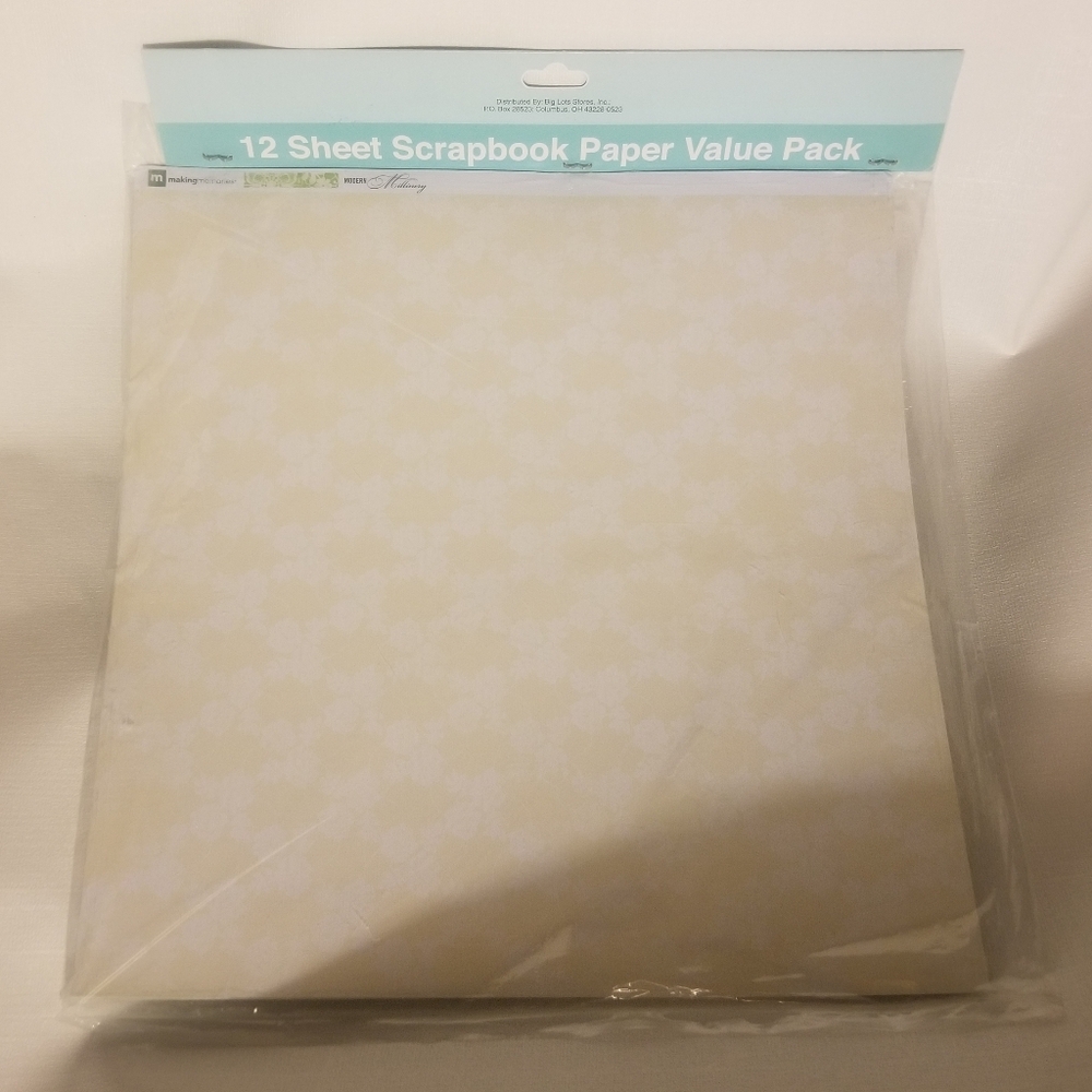 NWT 12 pack of 2 sided scrapbook paper - Picture 2 of 7